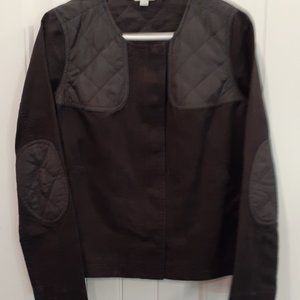 BODEN Linen Espresso Brown Jacket-US 10